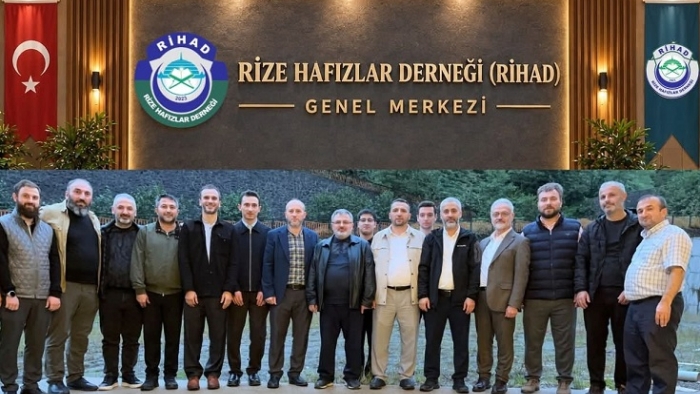 Müstekim Kaba,  Rize Hafızlar Derneği (RİHAD) Başkanı seçildi…
