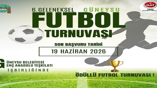 6. Geleneksel Güneysu Futbol Turnuvası Başlıyor!