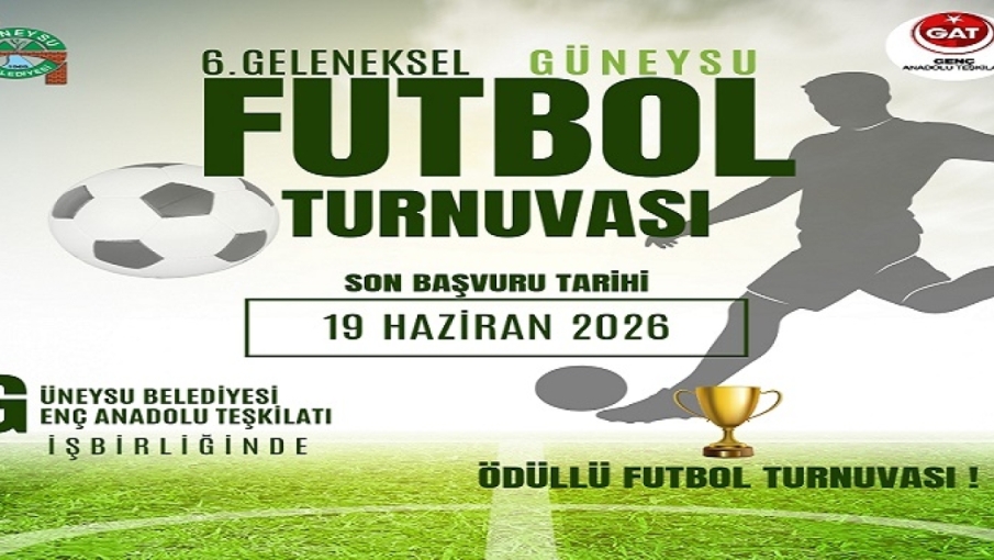 6. Geleneksel Güneysu Futbol Turnuvası Başlıyor!